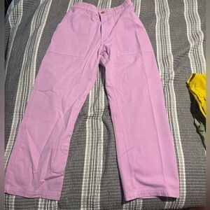Lavender work pants